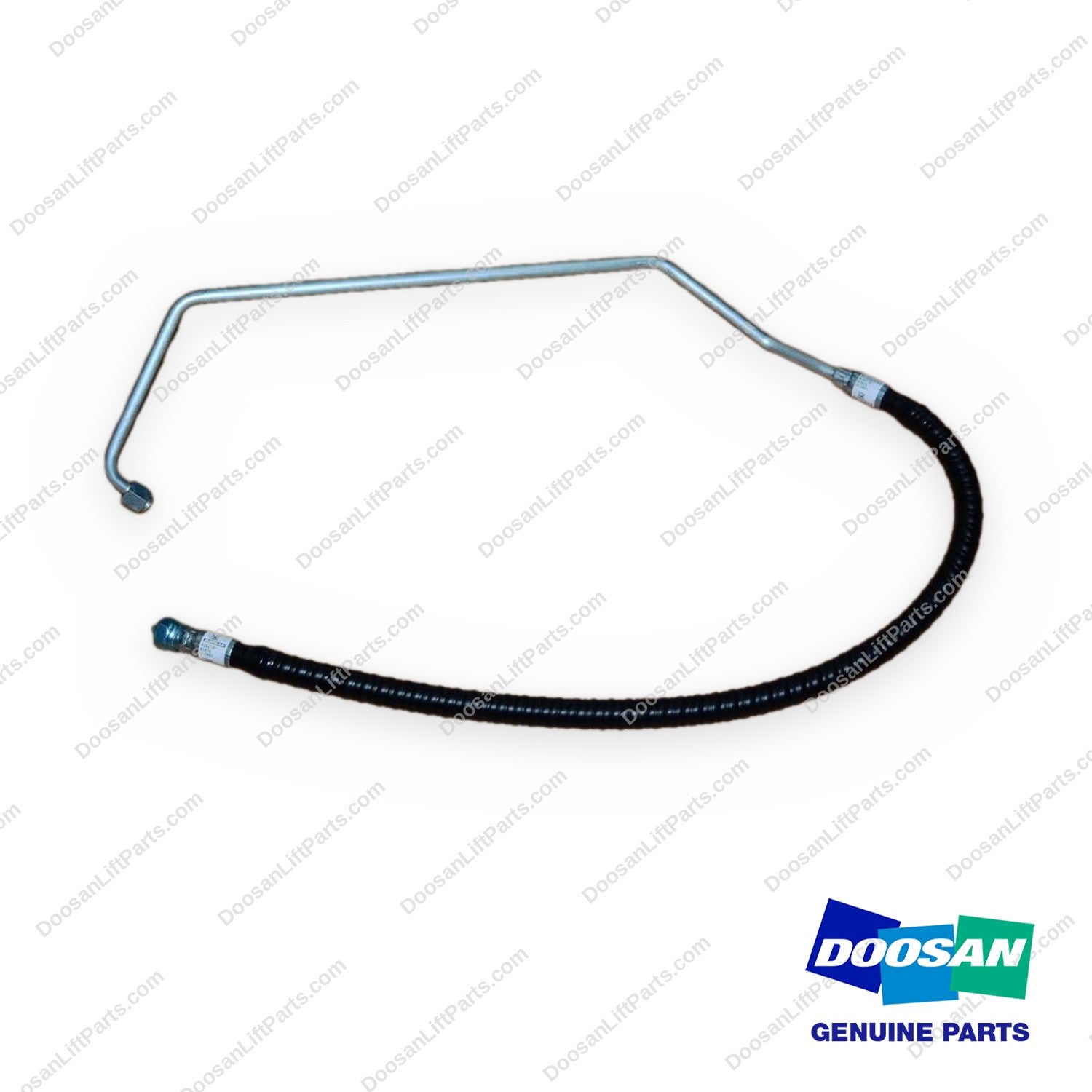 420214-01025 - GC45S Upper ATT#4 Oil Delivery Pipe Assembly - OEM Doosan Daewoo Bobcat