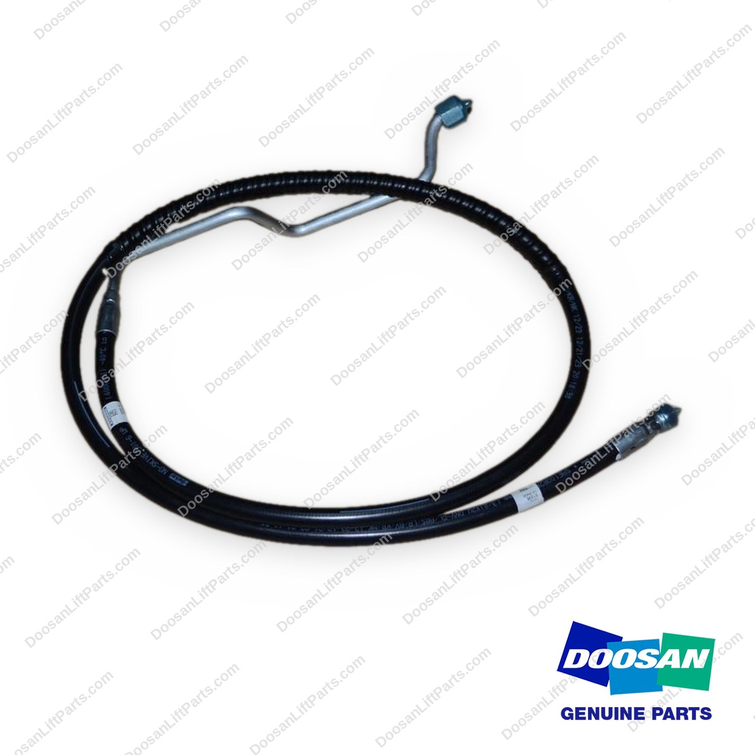 420214-01096 - Right Hand Pipe Assembly - OEM Doosan Daewoo Bobcat