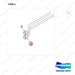 420214-01580 LINES GP,ATT;SEC-3WAY,RH,FFL&FFT - parts diagram, item 4 shown - genuine Doosan / Bobcat forklift part
