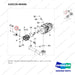 420218-00400 MOUNT GROUP;T/M&E/G;DV180S;TIER-4 - parts diagram, item 12 shown - genuine Doosan / Bobcat forklift part