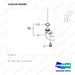 420218-00496 OIL PUMP - parts diagram, item 2 shown - genuine Doosan / Bobcat forklift part