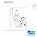 420406-02575 LINE GROUP;FINGERTIP;4WAY - parts diagram, item 21 shown - genuine Doosan / Bobcat forklift part