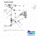 420406-02580 COOLANT UNIT;DSR & COOLANT LINE GP - parts diagram, item 8 shown - genuine Doosan / Bobcat forklift part