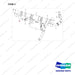420406-02635 MUFFLER GROUP - full parts diagram, item 3 marked - genuine Doosan / Bobcat forklift part