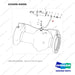 420406-04006 LINE GROUP;BRAKE - full parts diagram, item 3 marked - genuine Doosan / Bobcat forklift part