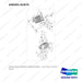 430201-01675 VALVE,MAIN CONTROL;MODULE;TIER-4 - full parts diagram, item 28 marked - genuine Doosan / Bobcat forklift part