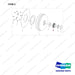 430201-02548 CONVERTER ASSY,TORQUE - full parts diagram, item 2 marked - genuine Doosan / Bobcat forklift part