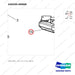 430205-00068 SEAT;AMA - parts diagram, item 15 shown - genuine Doosan / Bobcat forklift part