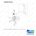 430205-00110 VALVE ASSY,CONTROL;2SECTION - full parts diagram, item 16 marked - genuine Doosan / Bobcat forklift part