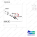 430205-00111 AXLE GROUP,STEER;STANDARD WHEEL, D70S-9 - parts diagram, item 16-02 shown - genuine Doosan / Bobcat forklift part
