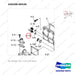 430208-00536 OIL COOLER - parts diagram, item 4-19 shown - genuine Doosan / Bobcat forklift part