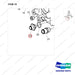 430208-01082 CASE ASSY;TM - parts diagram, item 19 shown - genuine Doosan / Bobcat forklift part