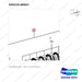 430210-00047 COUPLING ASSY - parts diagram, item 4 shown - genuine Doosan / Bobcat forklift part