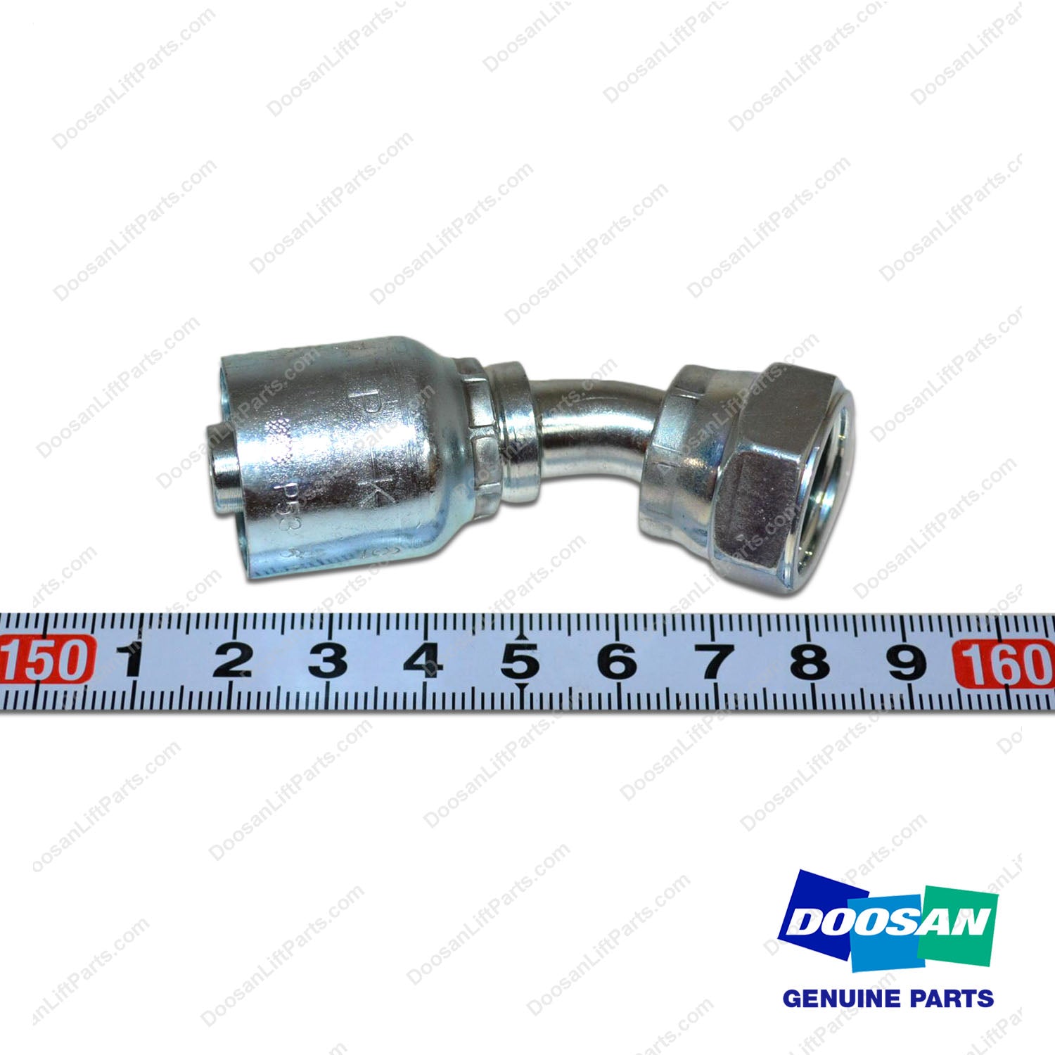 Coupling;sae Orfs-45ELBOW - Doosan Forklift Part 430210-00130