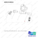 430213-00522 VALVE,FUEL LOCK;GROUP_PSI 4.3L - full parts diagram, item 1 marked - genuine Doosan / Bobcat forklift part