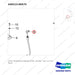 430213-00575 CH/OV AR;REMOTE GREASE FRONT, DV180S - parts diagram, item 5 shown - genuine Doosan / Bobcat forklift part