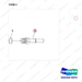 430216-00757 JOINT ASSY;WG3800 PN DF; ACCESSORIES AND - parts diagram, item 3 shown - genuine Doosan / Bobcat forklift part