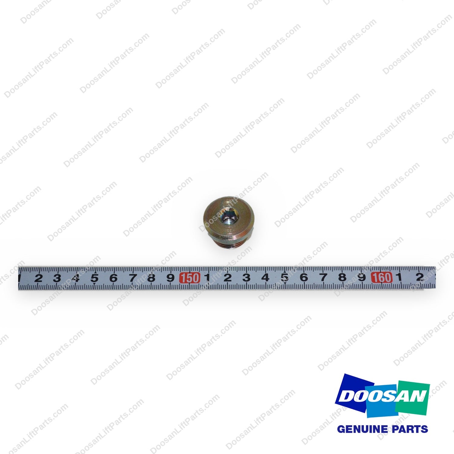 430221-00436 - BSP 1/2 Plug & O Ring Assembly - OEM Doosan Daewoo Bobcat
