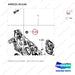 430221-01134 PUMP,OIL;2.4L_GROUP - parts diagram, item 1-03 shown - genuine Doosan / Bobcat forklift part