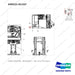 430221-01157 CHART,LOCATION - BR18/20SP-7 - parts diagram, item 19 shown - genuine Doosan / Bobcat forklift part