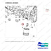 430221-01545 BLOCK,CYLINDER;GROUP_PSI 4.3L - parts diagram, item 16 shown - genuine Doosan / Bobcat forklift part