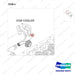 430221-01559 EGR,INTAKE/EXHAUST SYSTEM - parts diagram, item 4 shown - genuine Doosan / Bobcat forklift part
