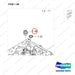 430221-01683 CYLINDER HEAD - parts diagram, item 1-3B shown - genuine Doosan / Bobcat forklift part