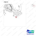 430221-01949 HOUSING ASSY,AXLE;RH - parts diagram, item 15 shown - genuine Doosan / Bobcat forklift part