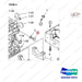 430221-02046 CRANKCASE GP - parts diagram, item 4 shown - genuine Doosan / Bobcat forklift part