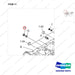 430221-02048 CRANKCASE GP - parts diagram, item 11 shown - genuine Doosan / Bobcat forklift part