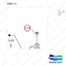 430221-02052 GEAR CASE GP - parts diagram, item 1-11 shown - genuine Doosan / Bobcat forklift part