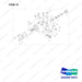 430221-02091 VALVE ASSY,BRAKE - full parts diagram, item 14 marked - genuine Doosan / Bobcat forklift part