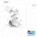 430221-02326 COVER ASSY;FINGERTIP,5WAY - parts diagram, item 10 shown - genuine Doosan / Bobcat forklift part