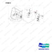 430221-02394 AIR GUN;CABIN - full parts diagram, item 9 marked - genuine Doosan / Bobcat forklift part