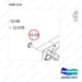 430221-02561 BLOCK ASSY,CYLINDER;DN03 - parts diagram, item 12-03 shown - genuine Doosan / Bobcat forklift part