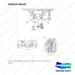 430225-00107 CH/OV AR;CONTROL VALVE,FFT MAST - full parts diagram, item 1 marked - genuine Doosan / Bobcat forklift part