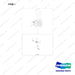 430225-00367 MOUNTING GROUP;INFOLINK SENSOR - full parts diagram, item 1 marked - genuine Doosan / Bobcat forklift part