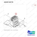 440207-00778 HEATER GP;80V - parts diagram, item 1 shown - genuine Doosan / Bobcat forklift part