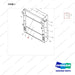 440211-00107 RADIATOR ASSY;ODB W/COOLING MODULE - parts diagram, item 1 shown - genuine Doosan / Bobcat forklift part