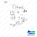 440211-00215 Lines Gp-Fuel & Cooler-OCD Type Brake - full parts diagram, item 1 marked - genuine Doosan / Bobcat forklift part