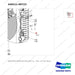 440211-00723 RADIATOR GROUP;GC15S,HMC2.4L - parts diagram, item 1 shown - genuine Doosan / Bobcat forklift part