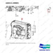 440211-00801 CH/OV AR-BIGGER RADIATOR;G20/25E-5 - parts diagram, item 2 shown - genuine Doosan / Bobcat forklift part