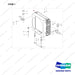440211-01121 RADIATOR GROUP - full parts diagram, item 1 marked - genuine Doosan / Bobcat forklift part