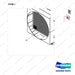 440211-01293 RADIATOR ASSY;OPEN CORE - parts diagram, item 1 shown - genuine Doosan / Bobcat forklift part