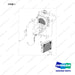 440211-01364 RADIATOR GROUP;GC45S-9,PSI4.3L - full parts diagram, item 1 marked - genuine Doosan / Bobcat forklift part