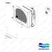 440211-01426 RADIATOR ASSY;GC35S-9 OPEN CORE - parts diagram, item 1 shown - genuine Doosan / Bobcat forklift part