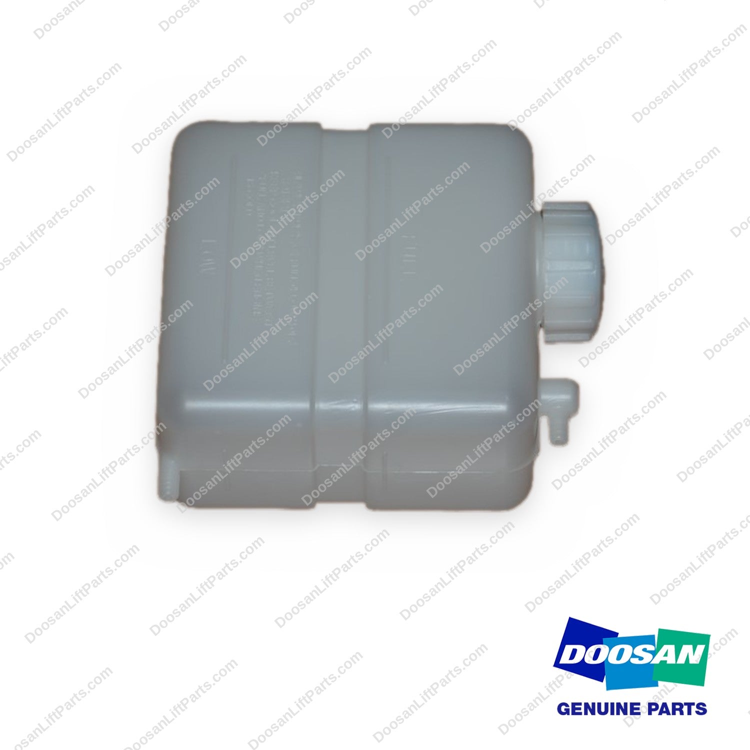 450107-00124 (replaces 450107-00073) - Coolant W/cap Reservoir - OEM Doosan Daewoo Bobcat