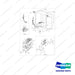 450108-00001 Electric Control  Gp - Cabin - full parts diagram - genuine Doosan / Bobcat forklift part
