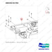 460103-01765 HEATER GP;D25S-7 - parts diagram, item 3 shown - genuine Doosan / Bobcat forklift part