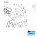 460103-01963 HEATER ASSY,CABIN - parts diagram, item 15 shown - genuine Doosan / Bobcat forklift part